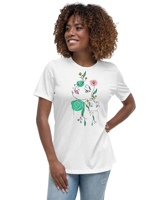 Women's T-Shirt (Rose Face) 3SP STYLE