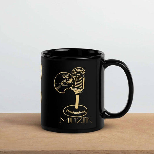 3SP STYLE Black Glossy Mug