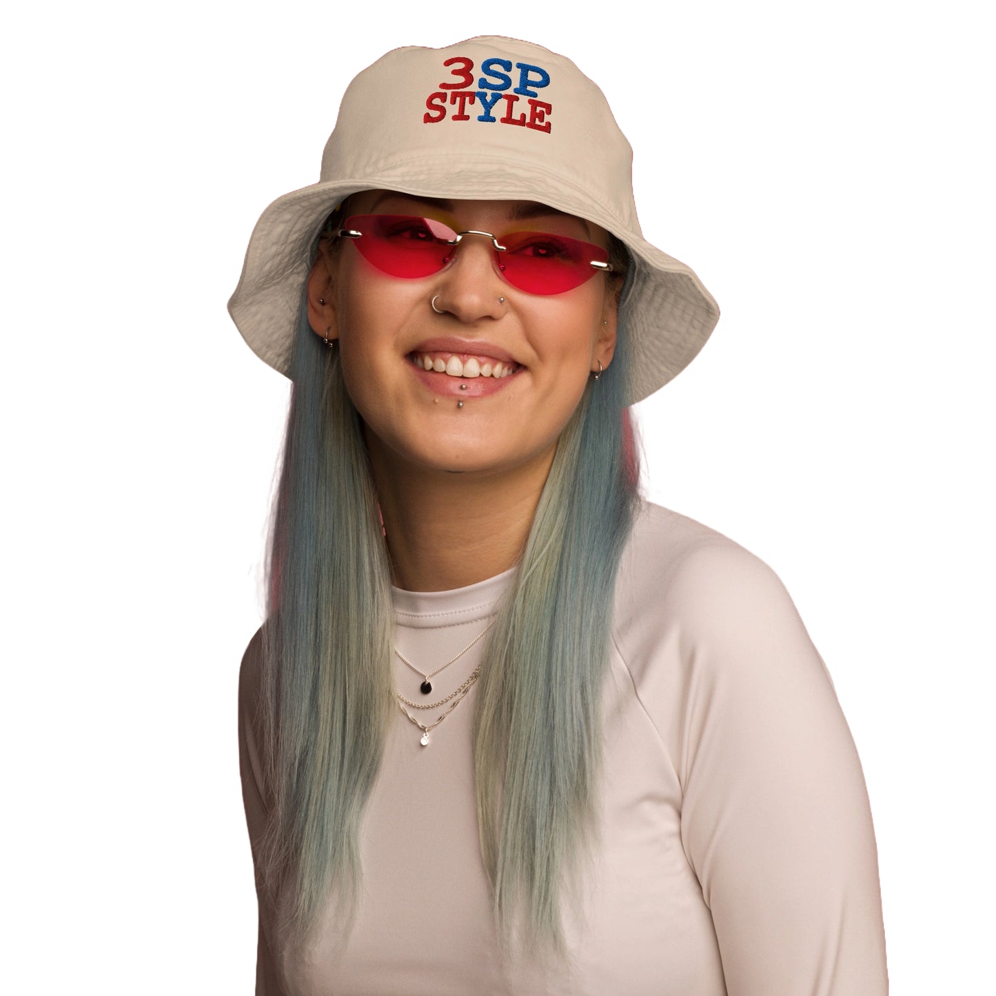 3SP STYLE Embroidered Cotton Bucket Hat (Free Shipping)