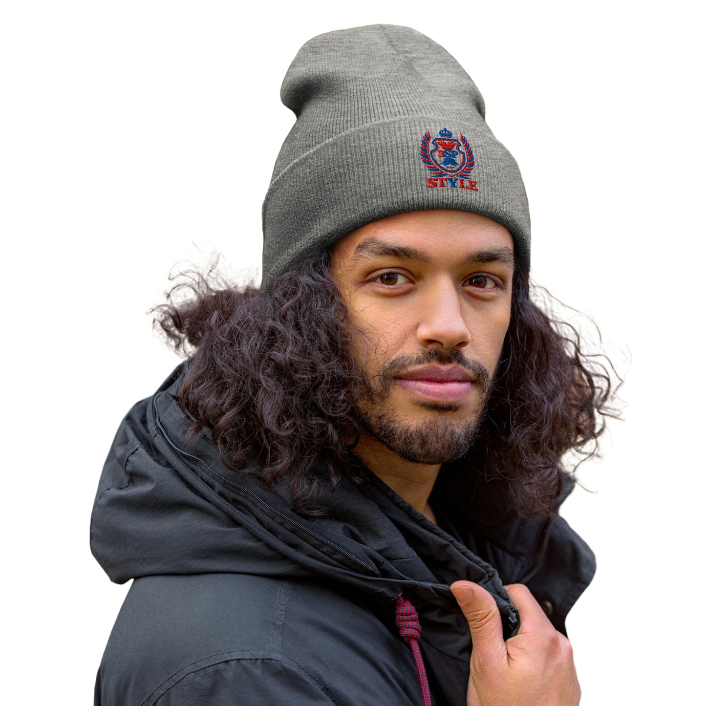 3SP STYLE Embroidered Cuffed Beanie (Free Shipping)