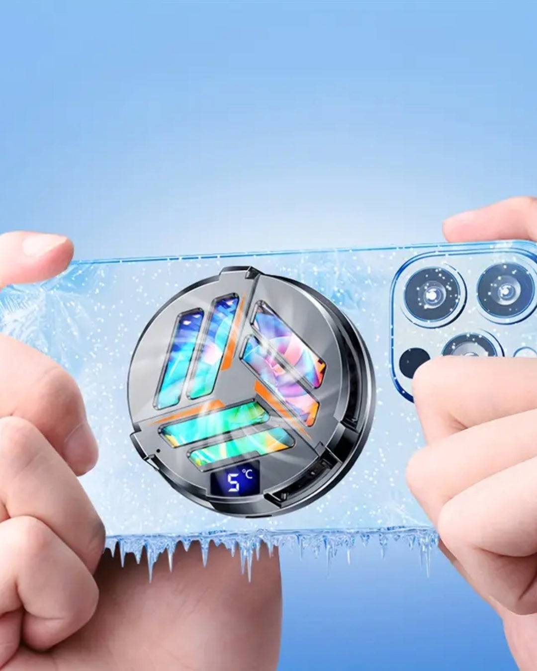 Cell Phone Cooler Magnetic Cooling Fan for Game Play