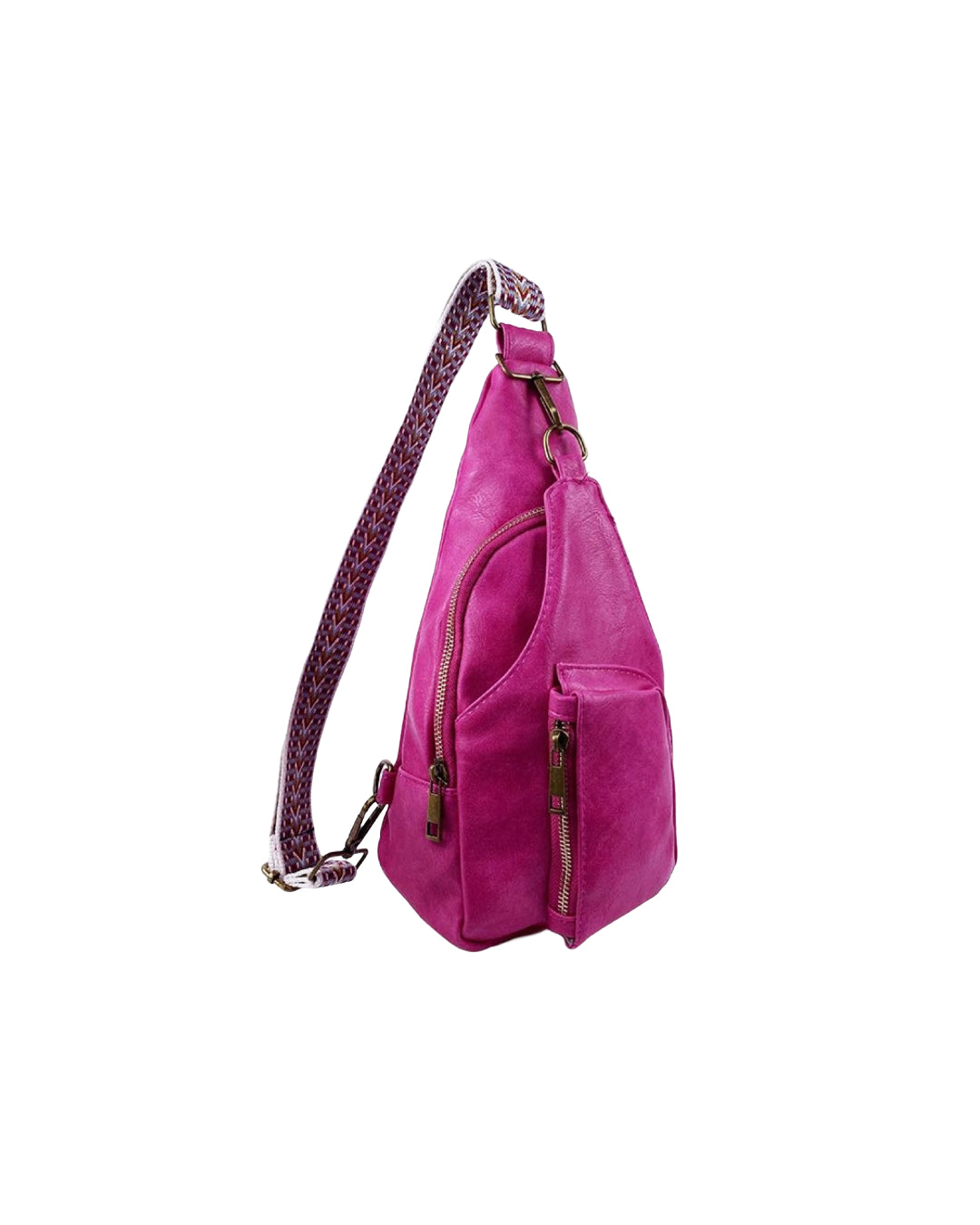 PU Leather Sling Bag