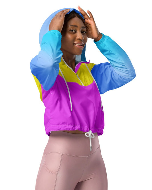 Beautiful Women’s cropped windbreaker