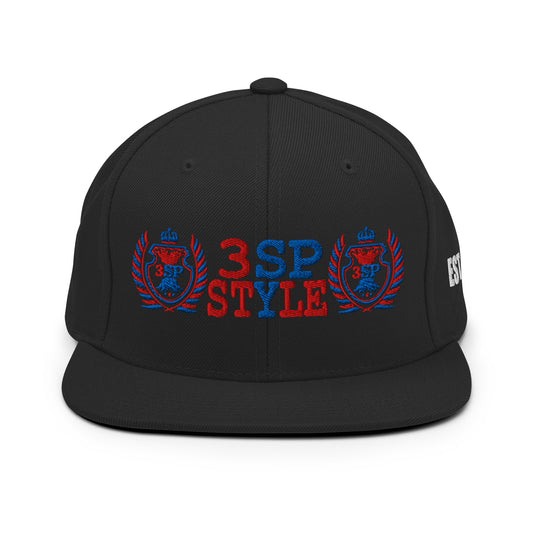 3SP STYLE Embroidered Snapback Hat (Free Shipping)