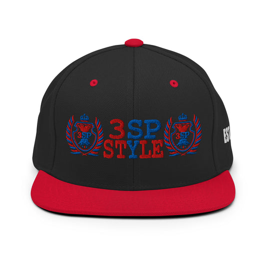 3SP STYLE Embroidered Snapback Hat (Free Shipping)