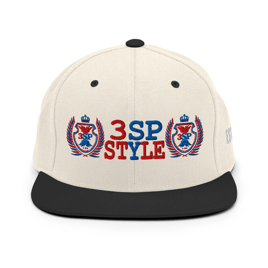 3SP STYLE Embroidered Snapback Hat (Free Shipping)