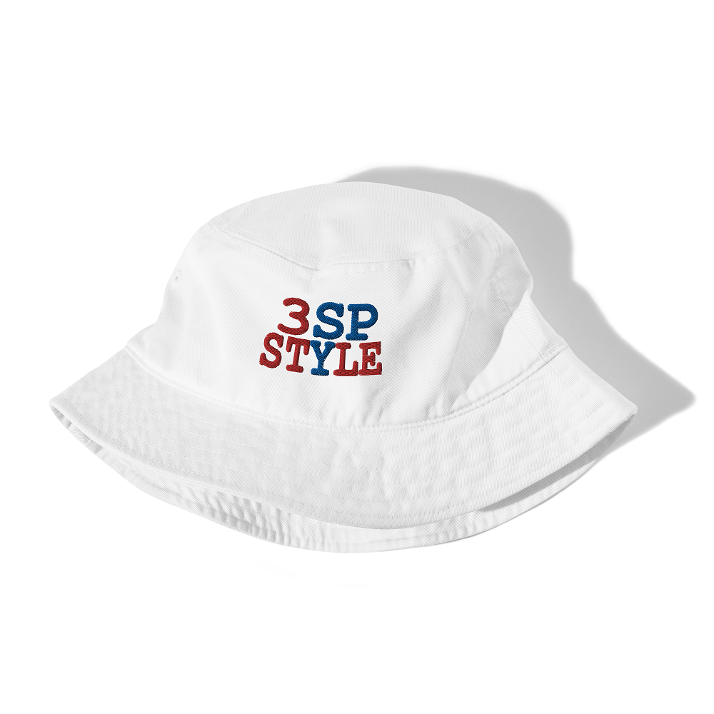 3SP STYLE Embroidered Cotton Bucket Hat (Free Shipping)