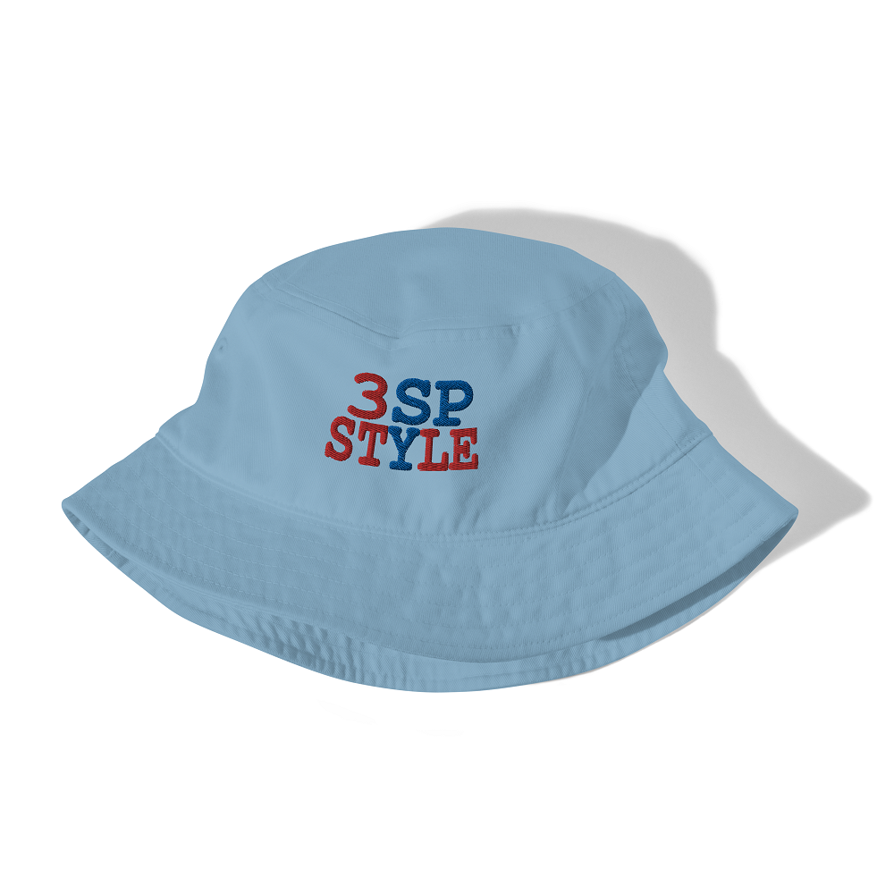 slate blue bucket hat