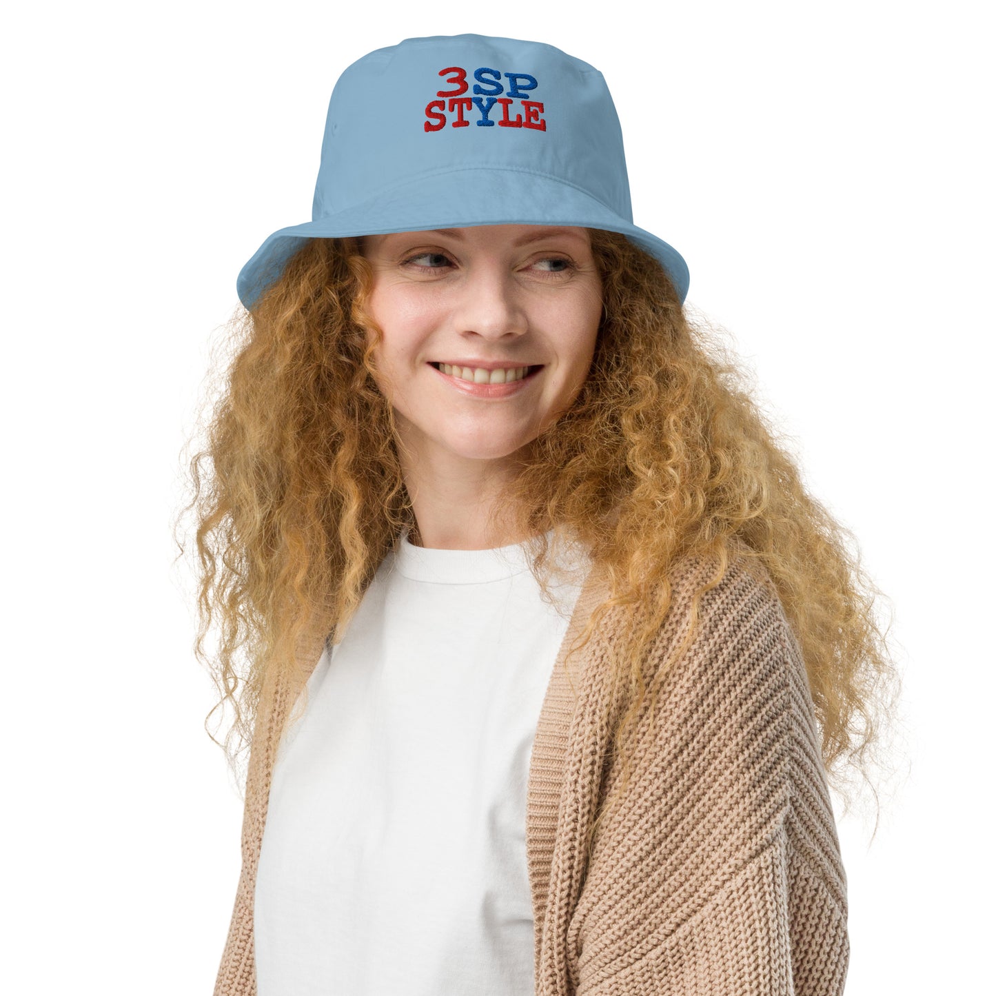 3SP STYLE Embroidered  Cotton Bucket Hat (Free Shipping)