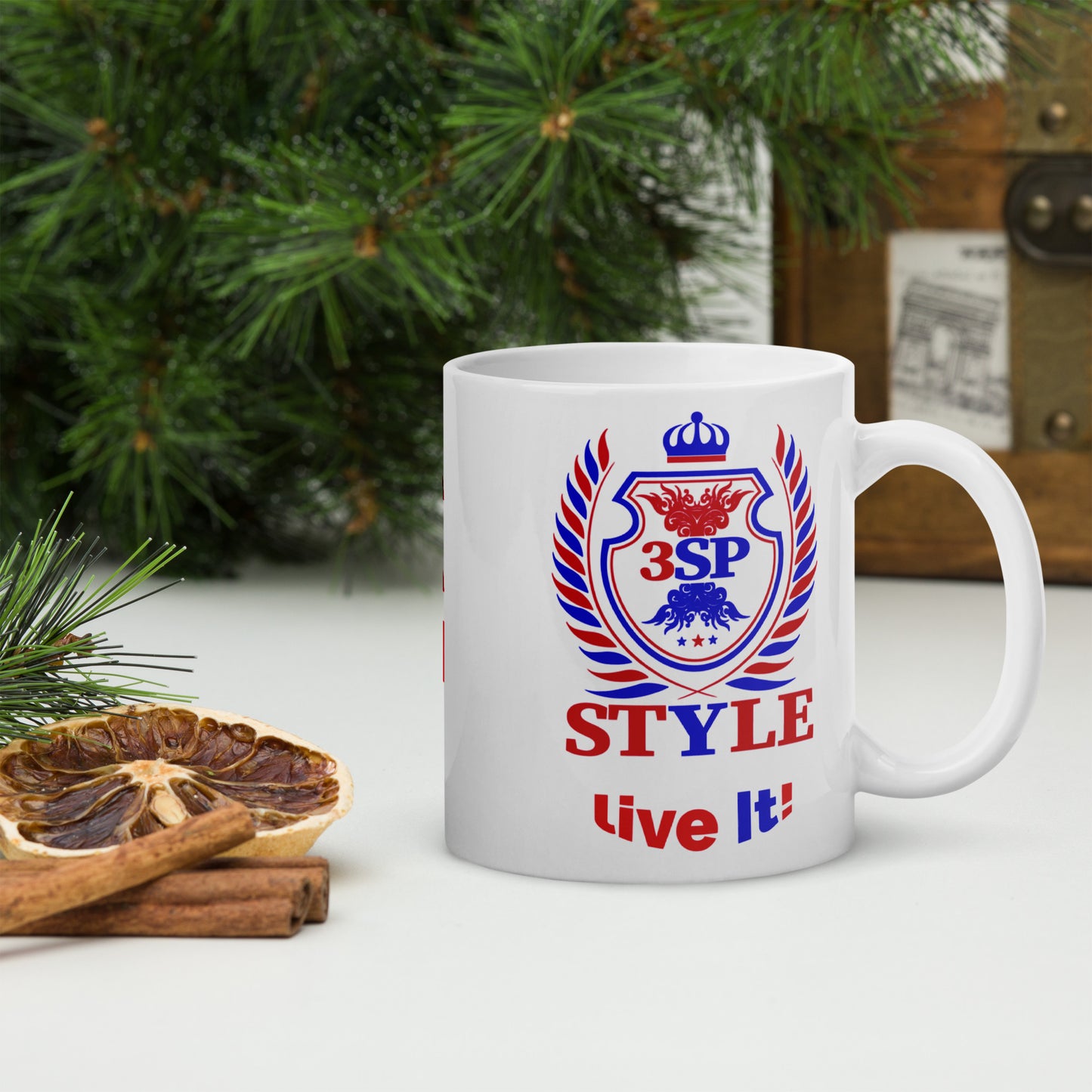 "Start your day with intention and style with the 3SP STYLE 'Live It' Glossy Mug. Featuring a sleek, modern design and an inspiring message, this mug serves as the perfect reminder to live fully, every moment. Whether it’s your morning coffee or afternoon tea, let this vibrant, glossy mug energize your day and add a touch of motivation to your routine."