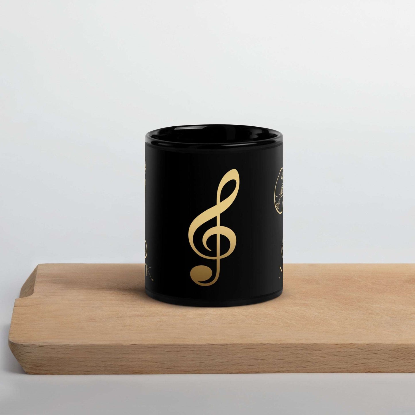 black glossy mug