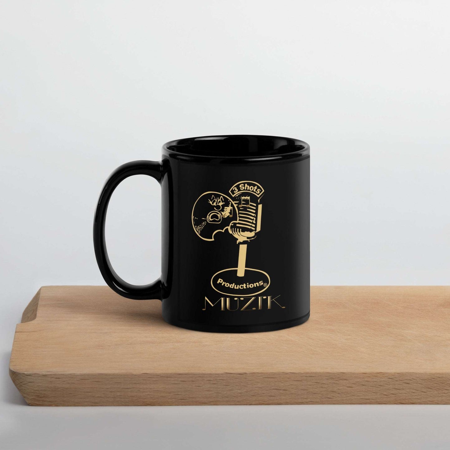 Fashionable Black Glossy Mug