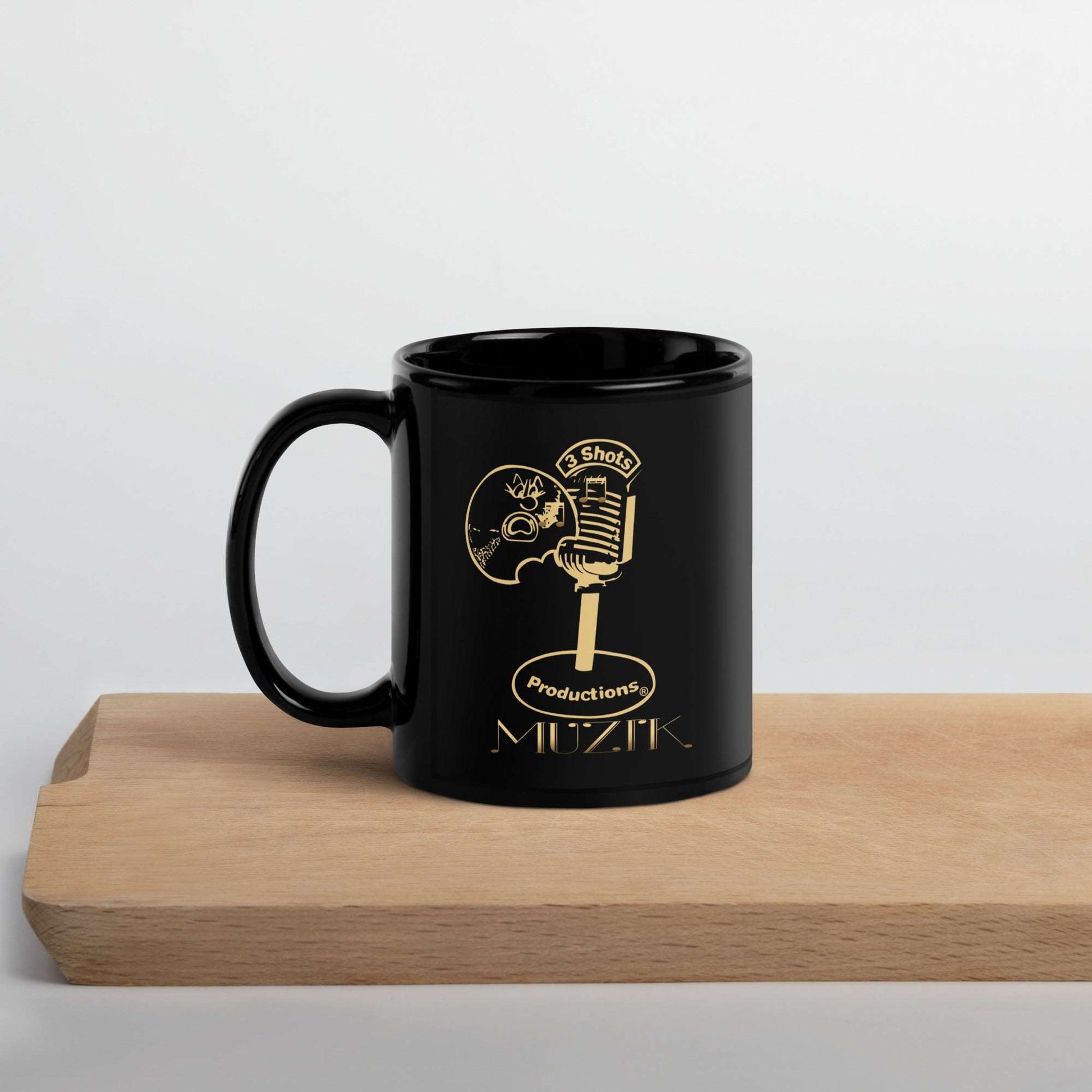 Fashionable Black Glossy Mug