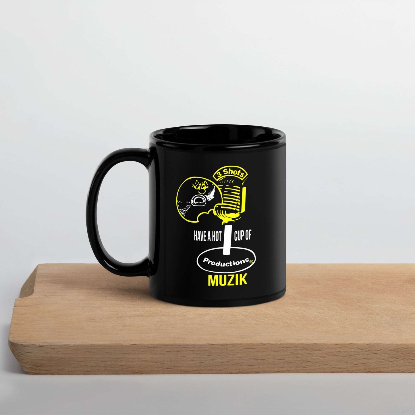 Fashionable Black Glossy Mug