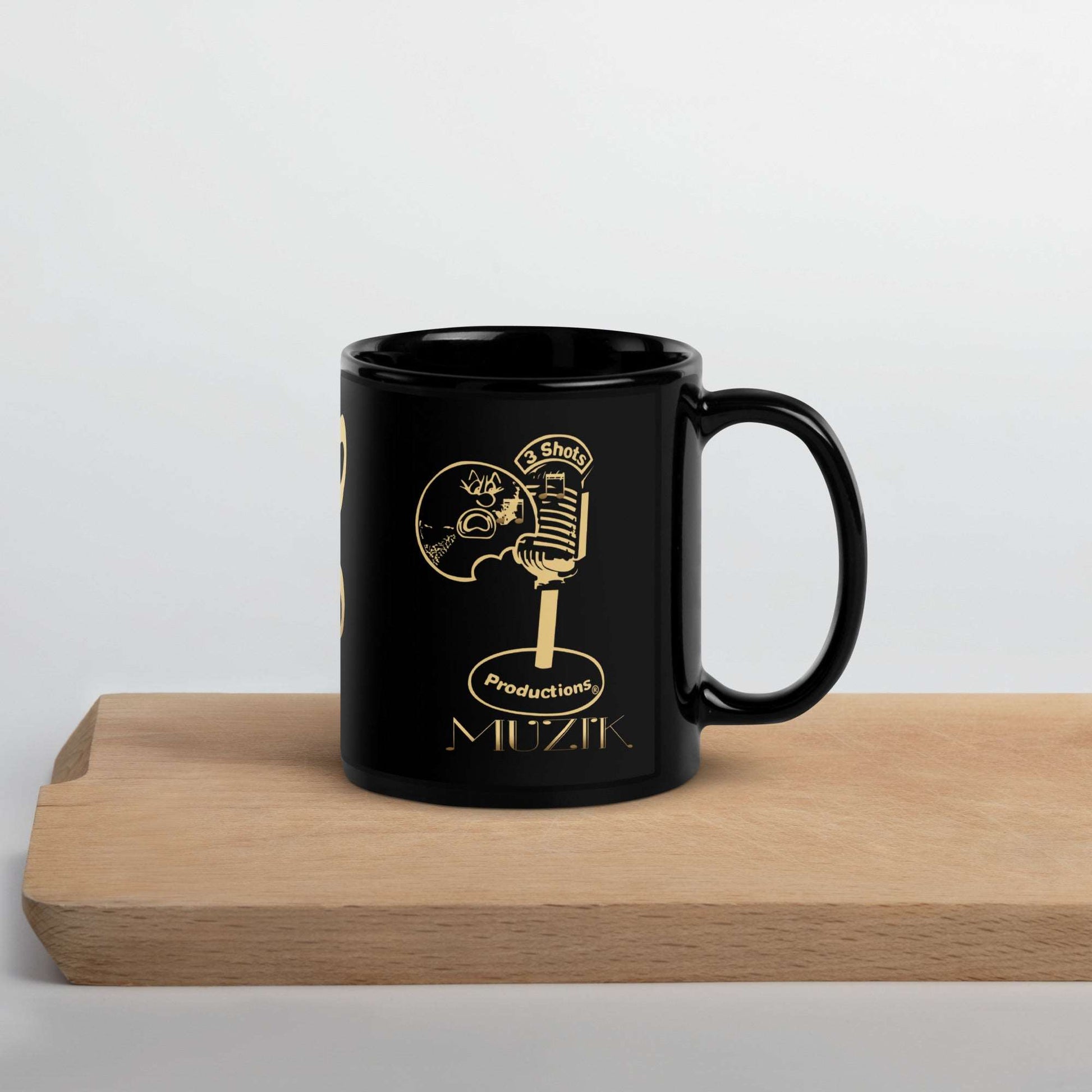 Fashionable Black Glossy Mug