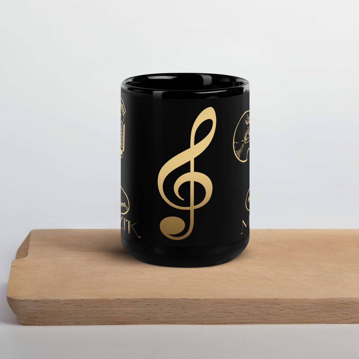 Fashionable Black Glossy Mug